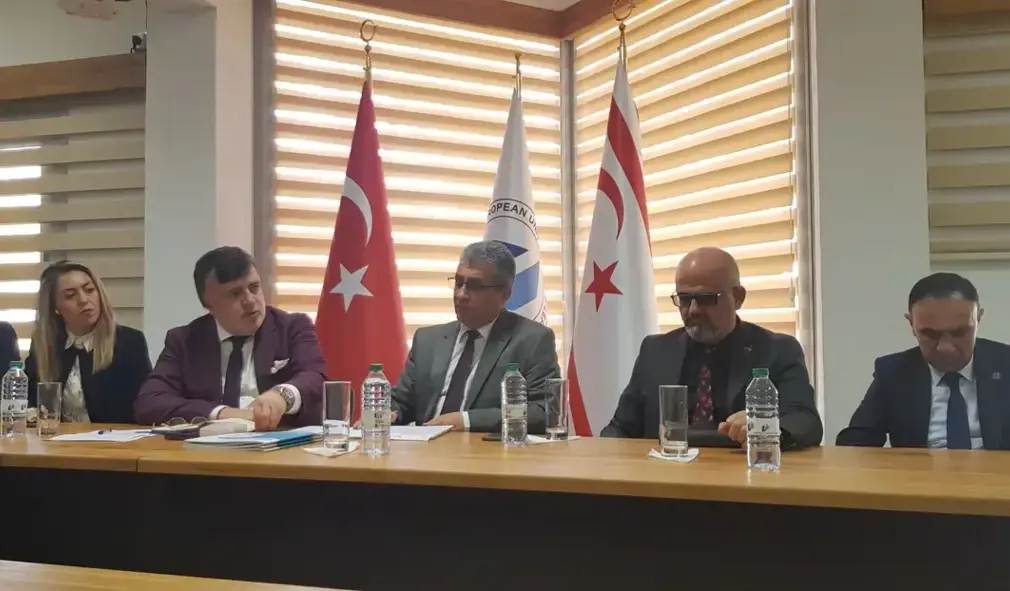 Türk Dünyası Arabulucular Birliği Heyeti Kuzey KIbrıs Türk Cumhuriyeti'nde Lefke Avrupa Üniversitesini ziyaret etti. z